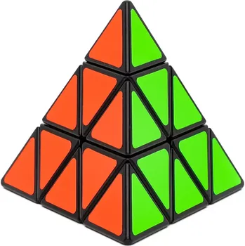 Hlavolam Pyraminx ShengShou Černá s nálepkami