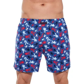 Trenýrky Cornette Pánské trenýrky Classic Playboy 151 modré Barva: Modrá, Velikost: S