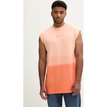 Pánské tričko Bavlněné tričko Karl Kani oranžová barva, PD00005365 24X, vel. XS