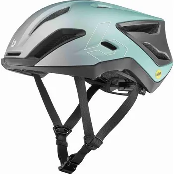 Cyklistická přilba Cyklistická helma BOLLÉ EXO MIPS - Green&Grey Metallic 2022 velikost M (55-59)