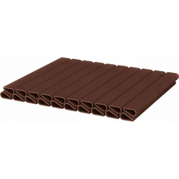 Příslušenství pro plot Klipy k pásce PVC BASIC LINE RAL 8011 - HNĚDÁ 19cmx35m - 10 ks