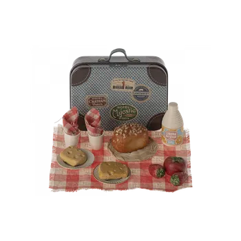 plyšák Piknikový kufřík pro myšky Maileg - Picnic set
