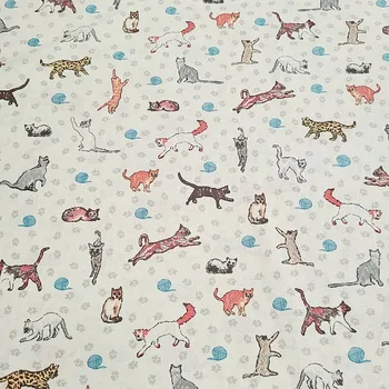 BYTEMA Dekorační látka CATS šíře 160 cm