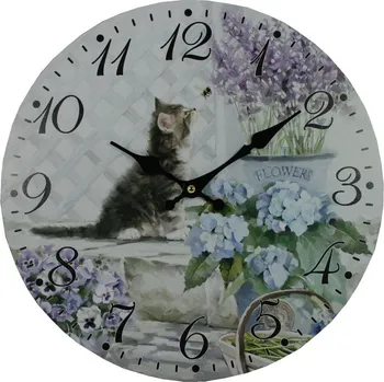 Hodiny Nástěnné hodiny Kočička 2000008