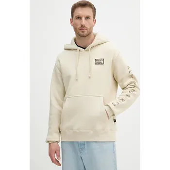 Pánská mikina Mikina Alpha Industries 156340.300 béžová 12X, vel. L