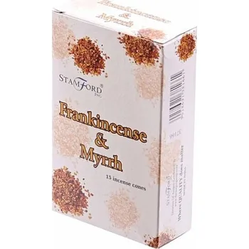 Čajovna Vonné kužely aromaterapeutické Stamford Sweet Frankincense and Myrrh 15 ks