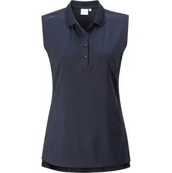 Ping Solene sleeveless dámské polo bez rukávů, tmavě modré 42