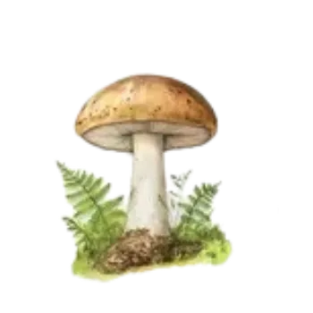 samolepka Samolepky - houby II (sada 5 ks)