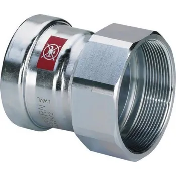 Viega PRESTABO 1112XL přechodový kus 76,1x2 1/2", s vnitřním závitem, lisovací, topení, uhlíková ocel