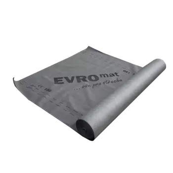 Hydroizolační střešní fólie EVROmat Plus 150 (Hydroizolační střešní fólie 150g/m2 kontaktní s dvojitou samolepící páskou)