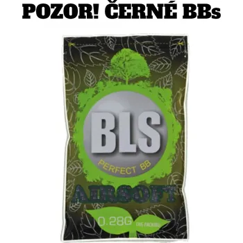 Airsoftová kulička BLS Kuličky BLS BIO 0,28g, 3500 BBs - Černé