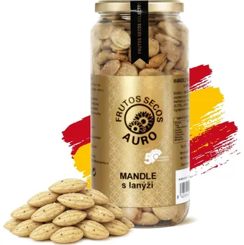Auro Frutos Secos Mandle pražené s lanýži (440g)