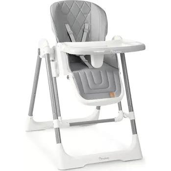 Jídelní židlička Dětská jídelní židlička a houpátko 3v1 Nukido Elite Grey (700801)