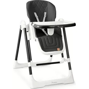 Jídelní židlička Dětská jídelní židlička a houpátko 3v1 Nukido Elite Black (700800)