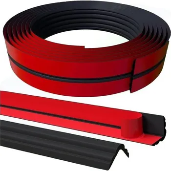 Podlahová lišta WZERHO Dekorativní lišty samolepicí černé nástěnné lišty samolepicí rohová lišta samolepicí