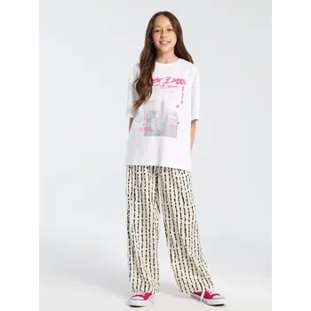 Dětská móda Sinsay - Kalhoty z viskózy - vícebarevná - 016EU-MLC - 016EU-MLC-158