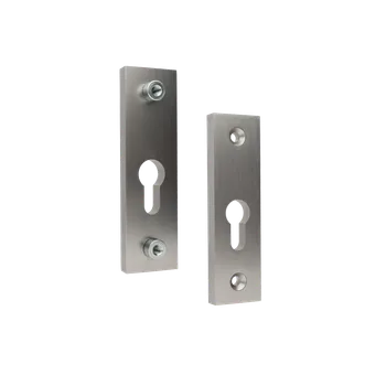 Dveřní kování Hliníková rozeta na cylindrickú vložku,brúsený elox