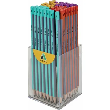 Grafitová tužka ADEL Sada grafitových tužek 2B (72ks) + plastový stojánek