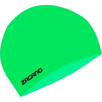 Plavecká čepice Plavecká čepice pro dospělé Silikonová Zagano zelená