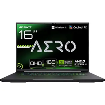 Notebook Gigabyte AERO/X16 1WH93EEC64AH/AI7-350/16"/2560x1600/32GB/1TB/RTX 5070/W11H/Gray/2R