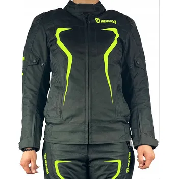 Moto bunda MOTOCYKLOVÁ BUNDA RIDA FLEX DÁMSKÁ ČERNO-FLUO