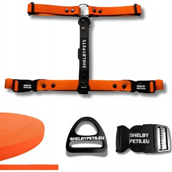 Postroj pro psa VODĚODOLNÉ POSTROJE PRO VELKÉHO PSA GUARD PVC BIOTHANE L I WOOFY HARNESS