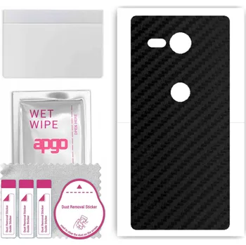 Pouzdro na mobilní telefon Fólie / Ochranná fólie na ZÁDA pro Sony Xperia XZ2 Compact - Carbon Vzhled