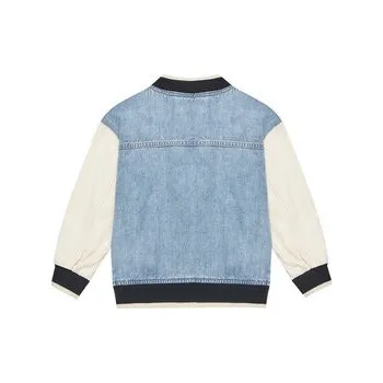 Pánská bunda United Colors Of Benetton Bunda bomber 2R76CN069 Modrá Regular Fit 122