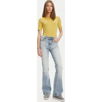 Pánská móda United Colors Of Benetton T-Shirt 3FJHD109K Žlutá Slim Fit XL