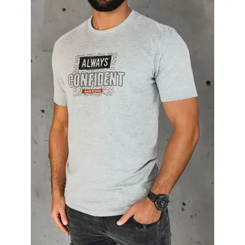 Pánské tričko Světle šedé tričko ALWAYS CONFIDENT RX5406 Velikost: 2XL