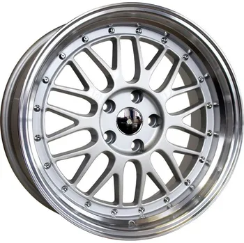 Alu kolo Alu kola Racing Line A1025, 18x9 5x120 ET15, stříbrná + leštěný límec