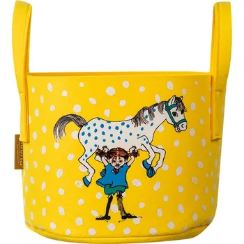 Úložný box Plstěný úložný koš Pipi Dlouhá punčocha Pippi and the horse 17l Pippi Muurla