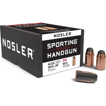 Příslušenství pro sportovní střelbu Střely Nosler Sporting Handgun .44 Cal, dia .429, 300grs JHP (100 ks)