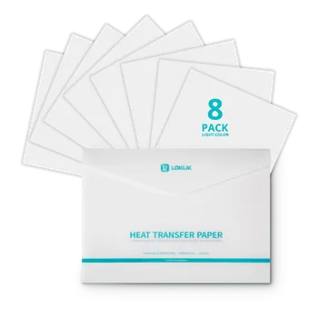 Příslušenství k 3D tiskárně LOKLiK Heat Transfer Paper Sheet - Light - 8-pack