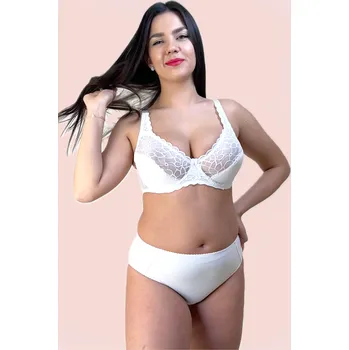 Dámské spodní prádlo Barley 6449-akce Barva: smetanová, Košíčky: F, Obvod: 75