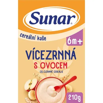 Dětská výživa Sunar Vícezrná kaše s ovocem
