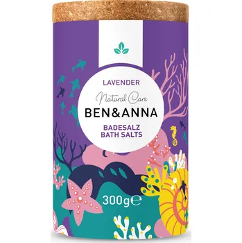 Ben & Anna Sůl do koupele - Lavender (300 g) - s drobnými kvítky a vůní levandule Varianta: Lavender (300 g) - s drobnými kvítky a vůní levandule