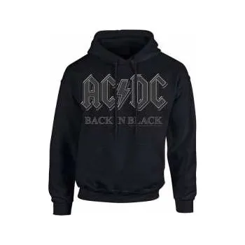 Pánská mikina Merch AC/DC: Mikina S Kapucí Back In Black L 2018