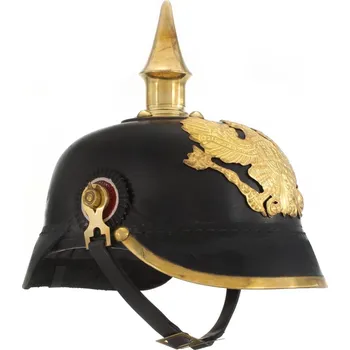 Auto-moto vidaXL Německá pruská přilba pro LARPy replika černá ocel