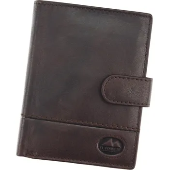 Peněženka Pánská kožená peněženka EL FORREST 852-22 hnědá
