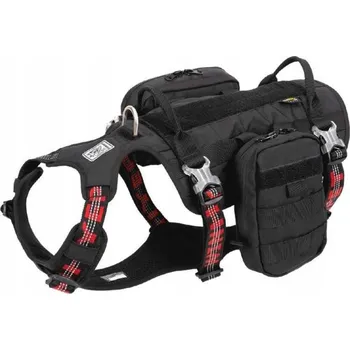 Postroj pro psa Postroj proti úniku s batoh pro psa Winhyepet Army černý XL obvod do 107 cm