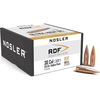 Příslušenství pro sportovní střelbu Střely Nosler RDF .30 cal, dia .308, 175grs