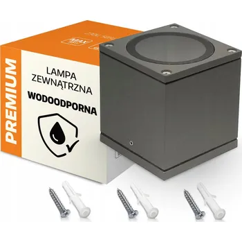 Venkovní osvětlení Venkovní nástěnné svítidlo Elektrosalon černé GU10 20 W