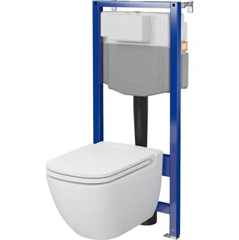 CERSANIT AQUA PLUS mechanická podomítková sada s mísou a deskou CASPIA S701-803