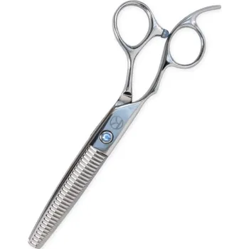 Kadeřnické nůžky Kanpeki Sapphire efilační nůžky pro leváky 6 palců