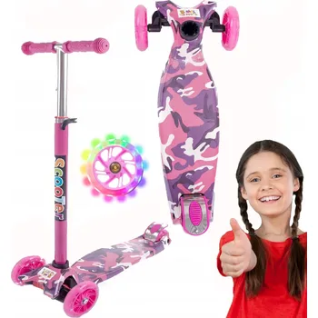 Koloběžka HULAJNOGA BALANSOWA TŘÍKOLOVÁ LED GRAFFITI 60 KG