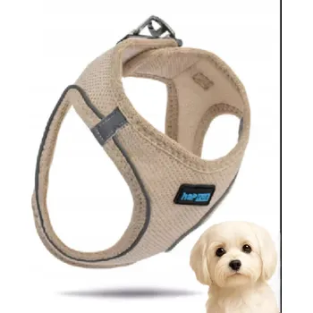 Postroj pro psa Happet Puszorek Air Comfort XS Béžový – postroj pro psa nebo kočku 3–5 kg