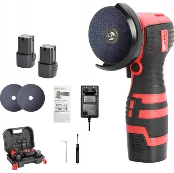 úhlová bruska Aku mini úhlová bruska C25019 + 2x 1,5 Ah + nabíječka + kufr