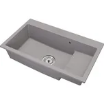 Granitový dřez ARON šedý 80 x 48 x 21cm