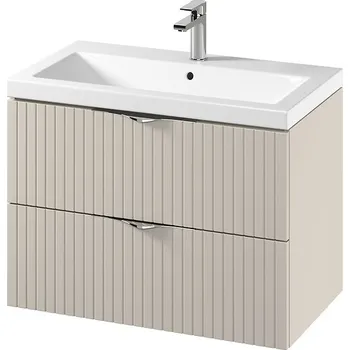 Koupelnový nábytek SET C146 TIRSO 80 KAŠMÍR MAT DSM (skříňka + umyvadlo) (S801-543) /PA/